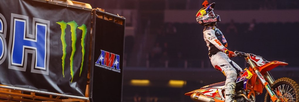 Cooper Webb gets his 1st win on the new 2023 generation KTM 450 SX-F!