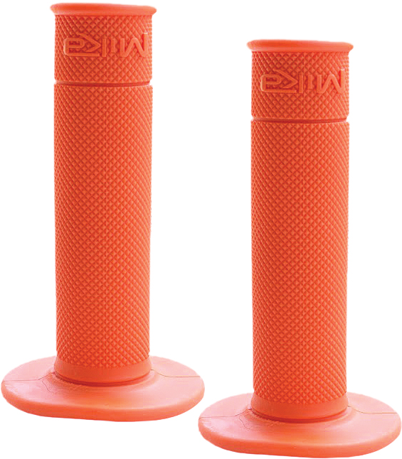 Main image of Mika Metals 50/50 Waffle Grips (Orange)