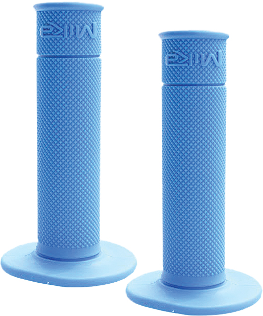 Main image of Mika Metals 50/50 Waffle Grips (Blue)
