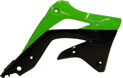 Main image of Acerbis Radiator Shrouds (Green/Black) KX450F 12-15